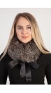 Silver fox fur collar - neck warmer